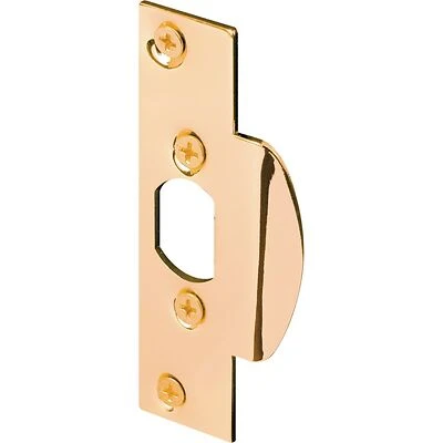 U 9422 High Security Brass Plated Latch Strike Plate