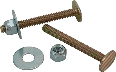 Toilet Bolt Set 1/4 X 2-1/4 Inches With Washers And Nuts