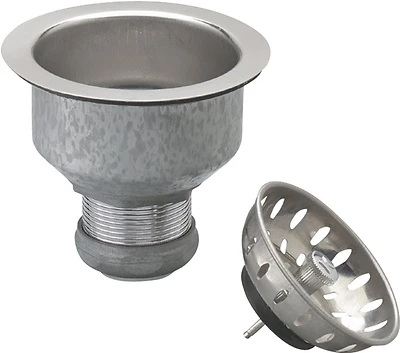 Pp5412 Stainless Steel Strainer With Fixed Cup Lock For 3-1/2 In Dia Opening
