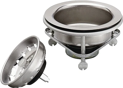 Plumb Pak PP5416 Stainless Steel Basket Strainer, 3-1/2 In. Opening