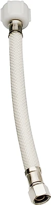 Plumb Pak PP23871 EZ Toilet Supply Line, 3/8 In. Compression x 7/8 In. Ballcock, 12 In. Vinyl