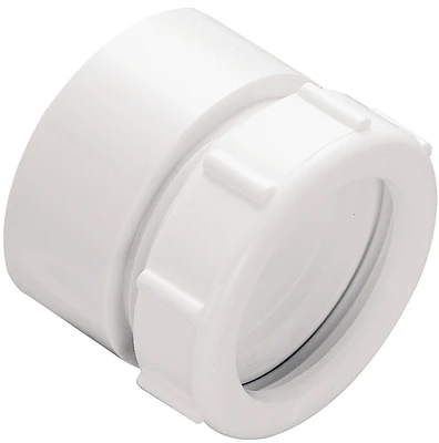 Plumb Pak PP999W Marvel Connector, 1-1/2 In., Plastic, White