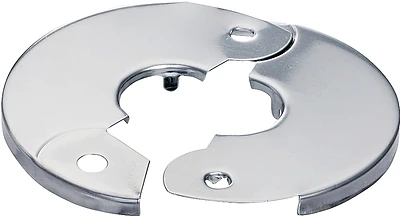 Plumb Pak PP857-3 Floor and Ceiling Plate, 3-1/2 in, Plastic, Chrome