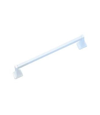 18 Inch Square Towel Bar In White - Model L3618-51-07-3l