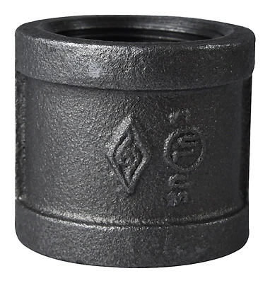 Prosource B220 32 Black Malleable Coupling, 1-1/4 In, FIP, Steel