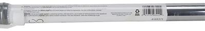 Simple Spaces SD-SR36-C3L Chrome Shower Curtain Rod, Adjustable 36-63 In