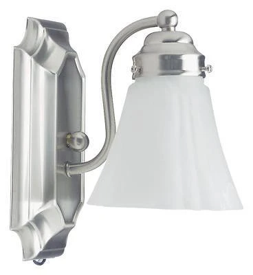 Rf-v-041-bn-3l One Light Vanity Fixture, Satin Nickel Finish