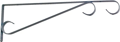 Landscapers Select GB0293L Steel Wall Mount Plant Bracket, White, 15 In.