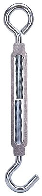 Mintcraft Lr340 1/2" X 17" Zinc Hook & Eye Turnbuckle, Pack Of 5