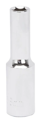 3/8 Inch Drive Deep Socket 8 Millimeter 6 Point Chrome Vanadium Steel