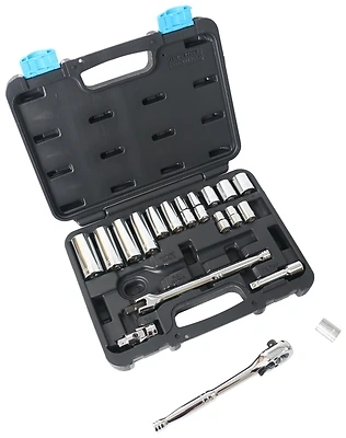 20 Piece 3/8 Inch Drive Metric Socket Set Ts1020-m