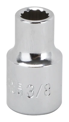 Vulcan MT6514715 Drive Socket, 3/8 In Socket, 1/2 In Drive, 12-Point, Chrome