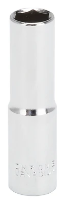 3/8 Inch Drive Deep Socket 11mm 6 Point Chrome Vanadium Steel
