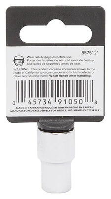 3/8 Inch Drive 9 Millimeter 6 Point Standard Socket - Model Mt6498679