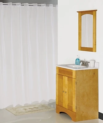 Homebasix Hookless Shower Curtain 70" X 72" Frost - Model Xg-02-fs