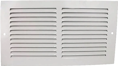 ProSource 1RA1206 Return Air Grille, 12 x 6 In, Steel, White