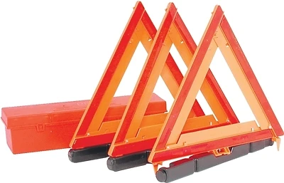 Peterson Mfg 449 Warning Triangle Kit, 3 Pc, Fluorescent Orange