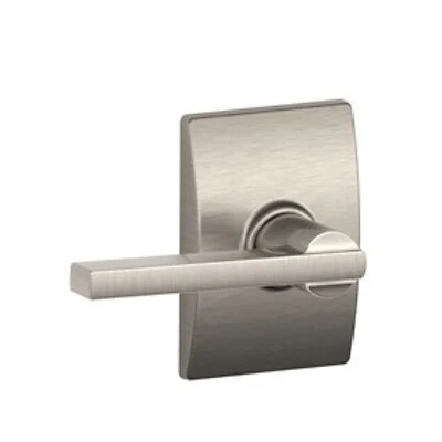 Century Collection Latitude Passage Door Handle Set, Satin Nickel Finish