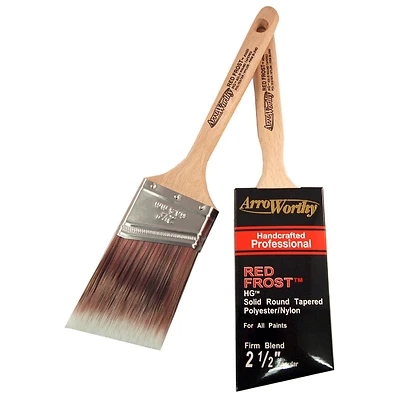 Arroworthy 2020 Red Frost 2-1/2 In. Angle Sash Paint Brush, Nylon/Polyester
