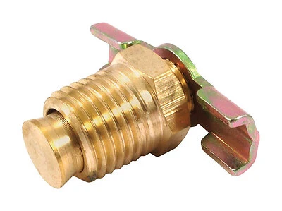 Forney 75367 Brass Drain Cock, 1/4 In. Male NPT Fitting