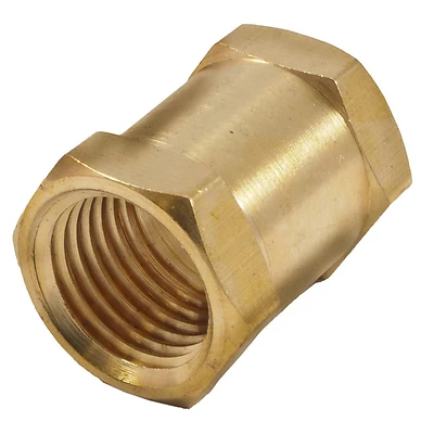 Forney 75532 Brass Air Hose Coupling, 1/4 In. FNPT, 1 Pc