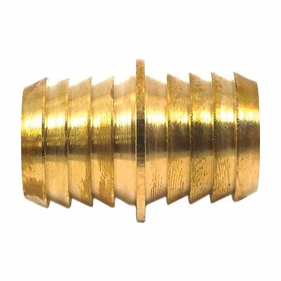 Forney 75357 Brass Air Hose Splicer, 3/8 In. Barb, NPT