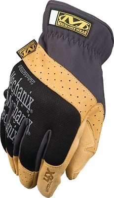 Material4x Fastfit Gloves, Large Size, Brown And Black