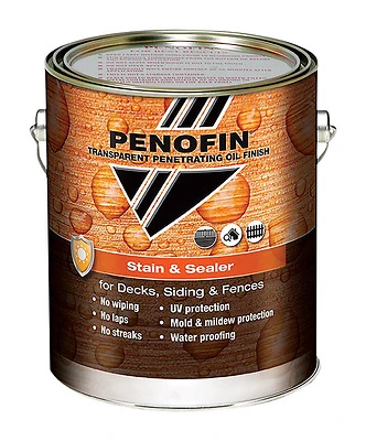 Semi-transparent Matte Mission Brown Oil-based Stain & Sealer 1 Gal, Fssmbga