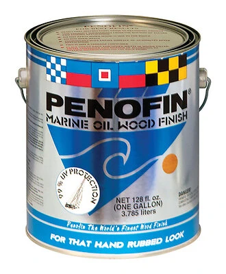 Marine Oil Transparent Natural Oil-based Wood Finish 1 Gallon, 250 Voc