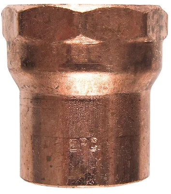 W 61279 1.5 In. Copper X Female Adapter - Durable Pipe Fitting