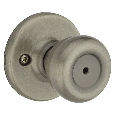 Tylo Privacy Door Knobset In Antique Brass With Microban Technology