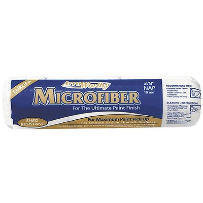 Arroworthy 14MFR3 Microfiber Paint Roller Cover, 3/8 In. Nap, 14 In.