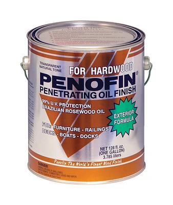 Penofin F3XHIGA Transparent Ipe Oil-Based Penetrating Hardwood Stain, 1 Gal.