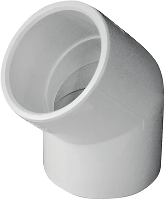 1-1/2-in Diameter 45-degree Pvc Schedule 40 Slip Elbow Fitting