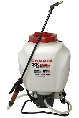63924 4 Gallon Rechargeable Battery Powered Backpack Sprayer With 24-volt Lithium-ion