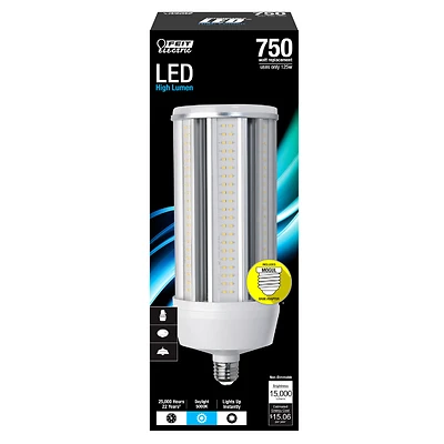 Cylinder E26 Led Bulb Natural Light 750w Equivalence 15000 Lumens 1 Pk