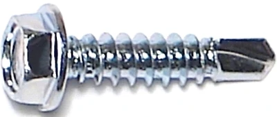 03283 Self-drilling Screw #8 X 3/4 In, Zinc Plated, 100 Pk