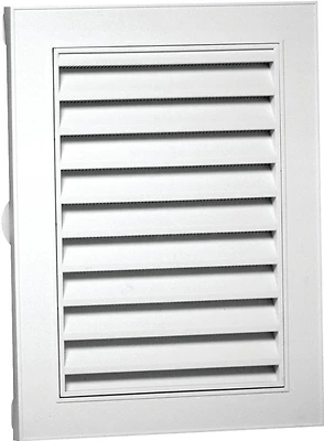 626075-00 12-inch X 18-inch White Rectangle Gable Vent With Screen