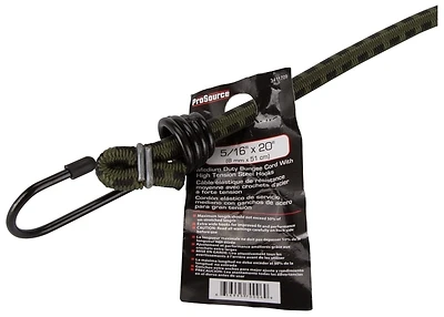 Fh64016 Stretch Cord, 8 Mm Dia, 20 In L, Camouflage, Pack Of 10