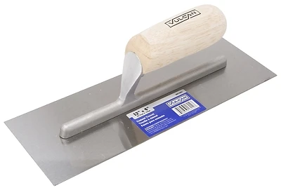 16212 Cement Trowel, 12 In L X 4 In W, Ergonomic Wood Handle