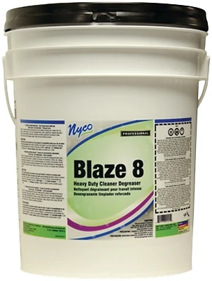 Nyco Blaze 8 Nl220-p5 Heavy Duty Cleaner And Degreaser, 5 Gallon Liquid Pail