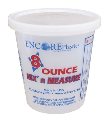 Encore Mix'n Measure Cup With Ratios, 8 Oz