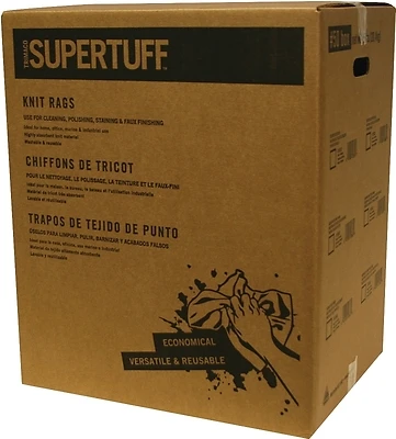 10860 Supertuff 50 Lb. Multi-purpose Wiping Cloths, White