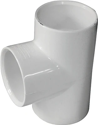 1-1/2-in Diameter Pvc Schedule 40 Tee Fitting - Model 401015rmc