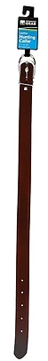30023 Leather Hunting Dog Collar, 1 In W, 23 In L, Brown, 10 Units