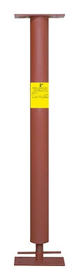 Extend-o-columns 3 In. Diameter X 112 In. Height Adjustable Support Column