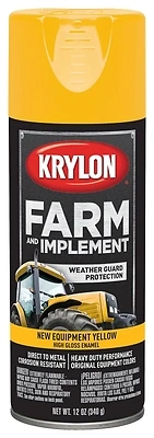 1944 New Equipment Yellow Spray Paint, 12 Ounce Aerosol Can