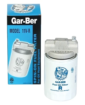 1600 11v-r Gar-ber Spin-on Fuel Oil Filter, 3/8 In Npt Connection