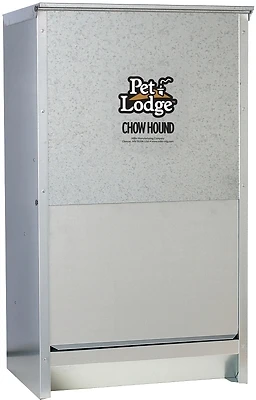 50 Pound Chow Hound Automatic Dog Feeder, Model Ch50, Galvanized Steel Construction