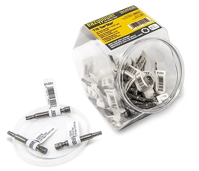 T15 Torx Insert Bit 2 Inch Hex Shank 1/4 Inch Drive